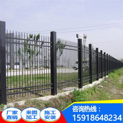 【高速服務區鐵藝柵欄圖片湛江鋅鋼護欄廠家惠州學校圍墻欄桿】-